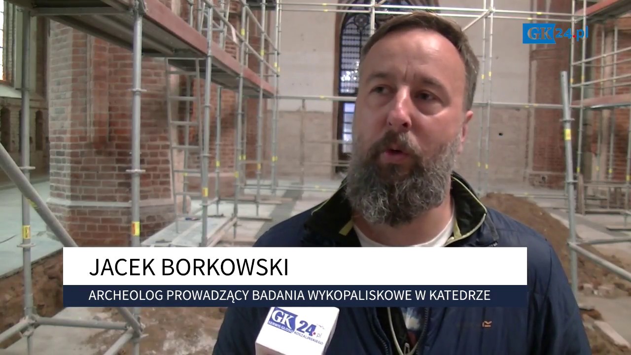 Prace archeologiczne w katedrze w Koszalinie