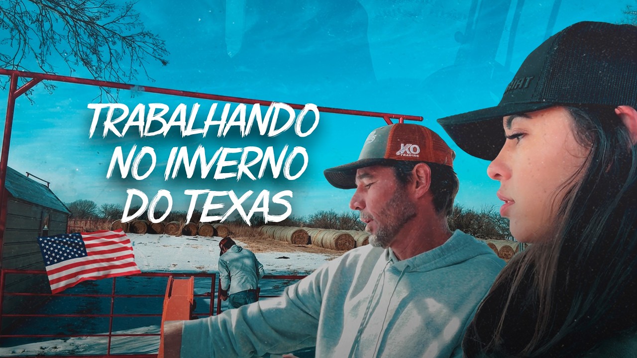 Inverno no Texas: Ex-Médico Trabalhando Como Cowboy com Minha Prima