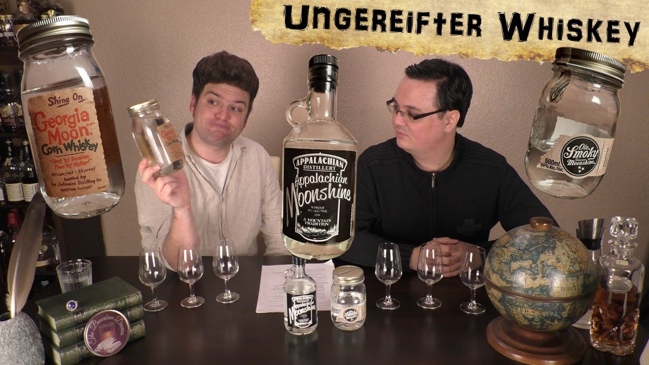 Moonshine Tasting | Drei ungereifte Whiskeys im Vergleich