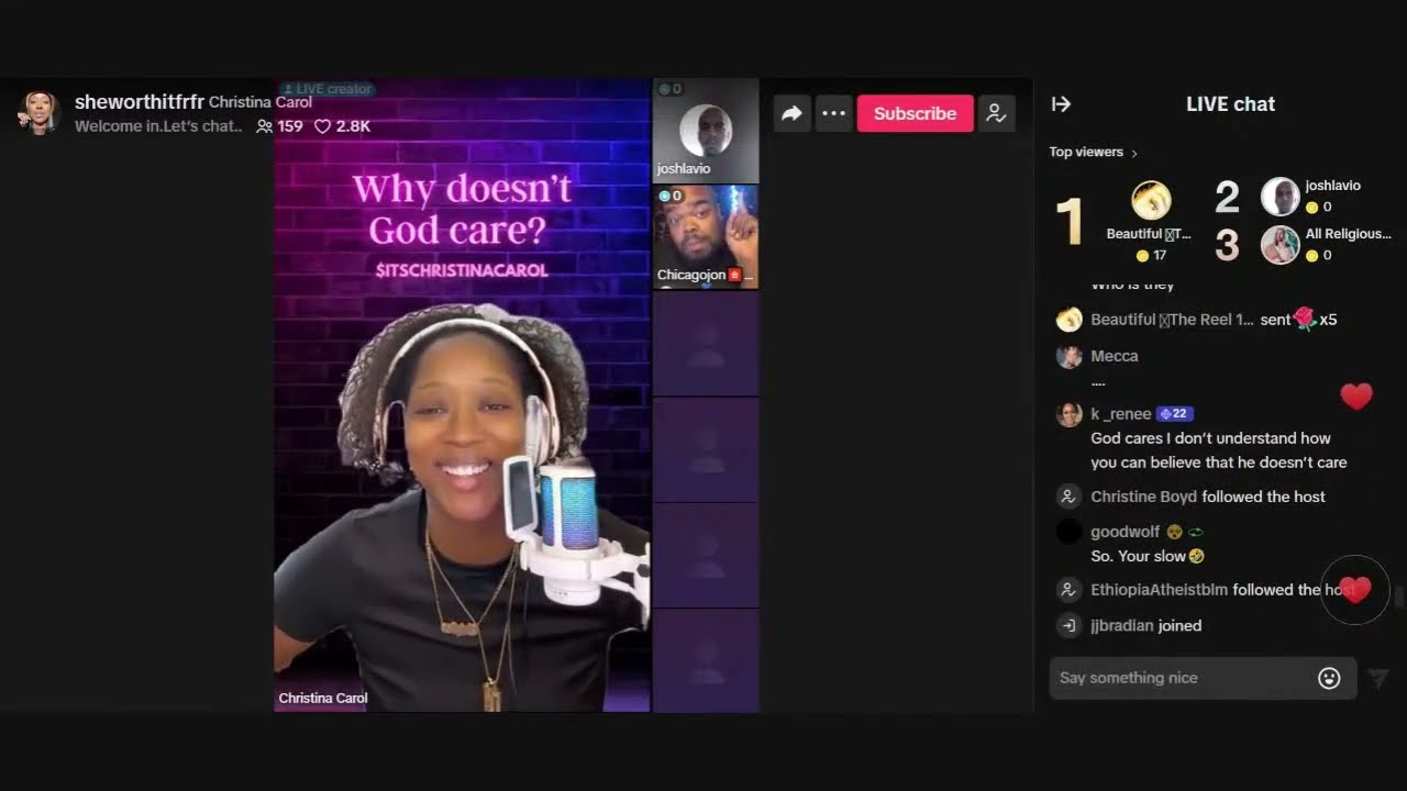 Christinas Live | DOES GOD CARE? w/@its_christinacarol