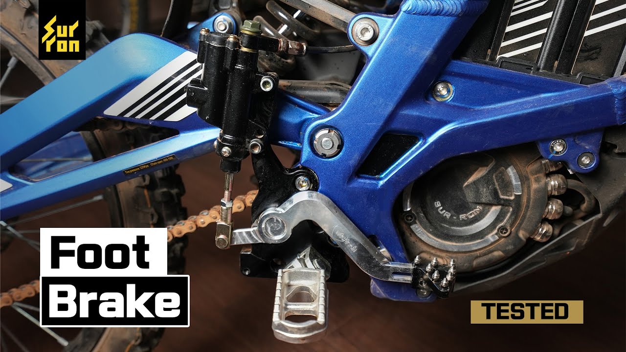 Finally a FOOT BRAKE for Sur-ron Lightbee X?!