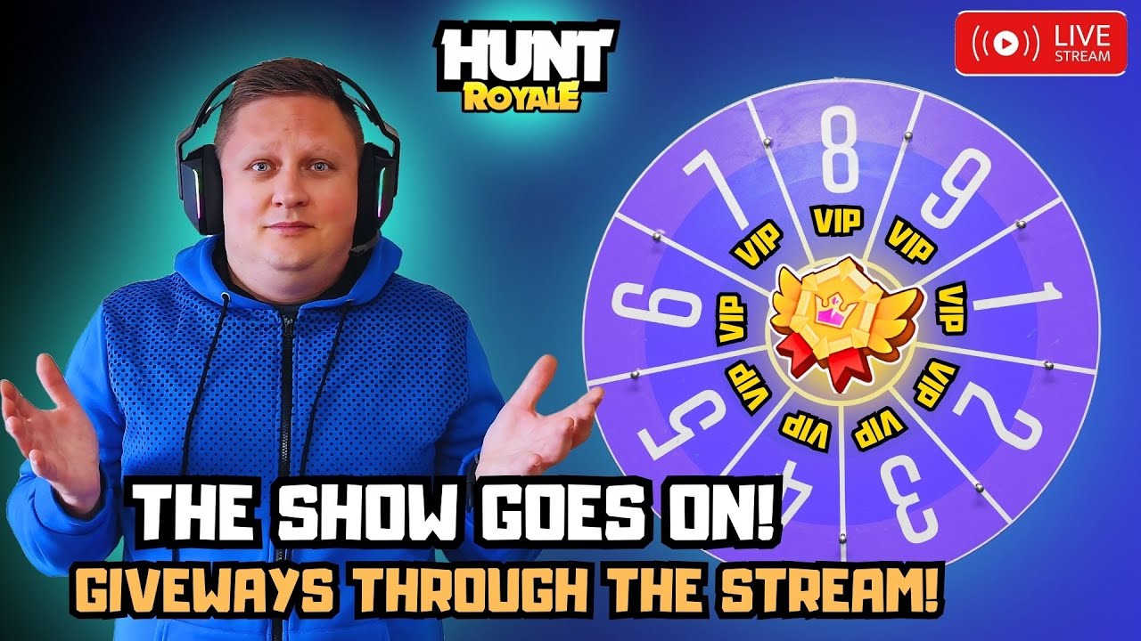 🔴 LIVE! - HUNT ROYALE! SLOWLY SAYING GOODBYE TO HR CREATOR CODE! DUNGEONS GRIND AND VIP GIVEAWAYS!