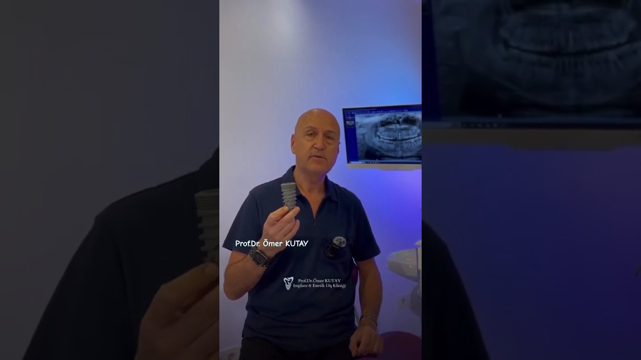 1 Günde İmplant Tedavisi  | Prof. Dr. Ömer Kutay  #implant #implanttedavisi #omerkutay #shorts #diş
