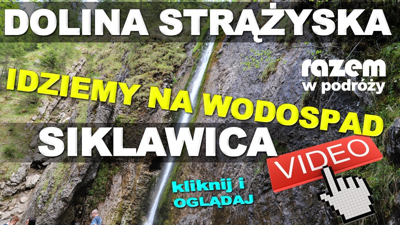 tatry DOLINA STRĄŻYSKA i Wodospad Siklawica Wędrówka po tatrzańskiej dziczy podhale zakopane