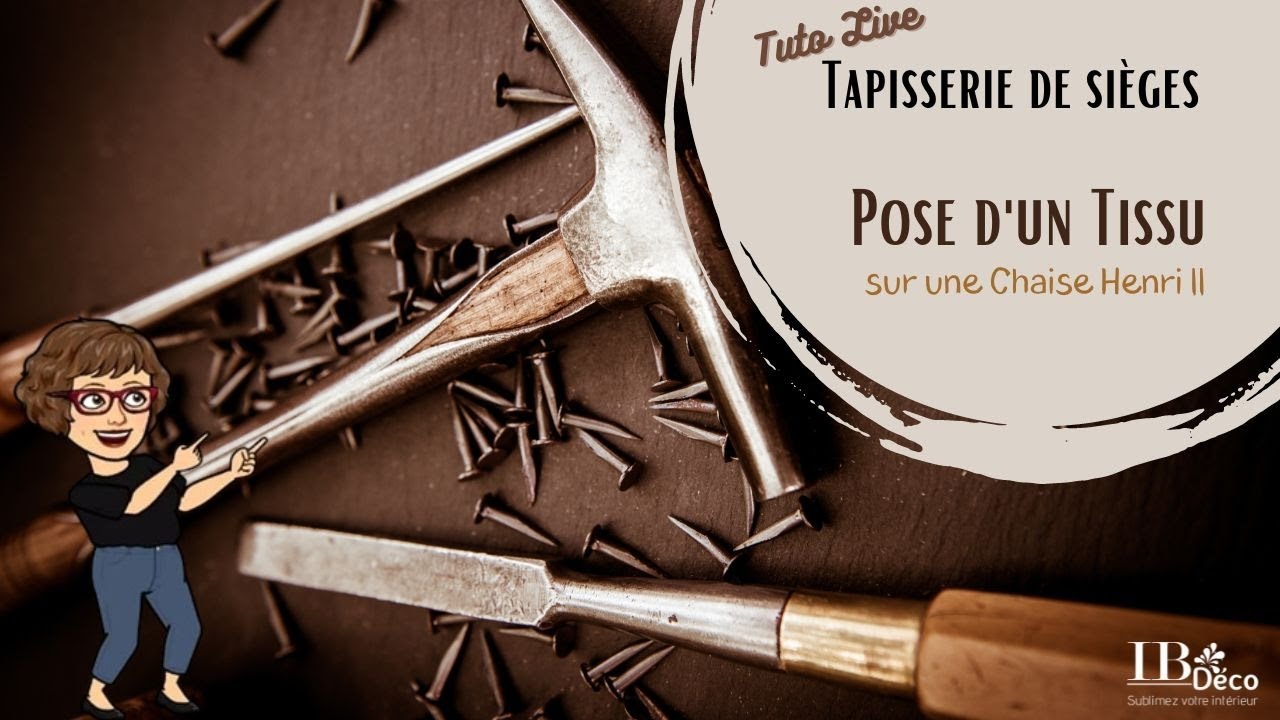 Tapisserie de sièges : Pose d'un Tissu