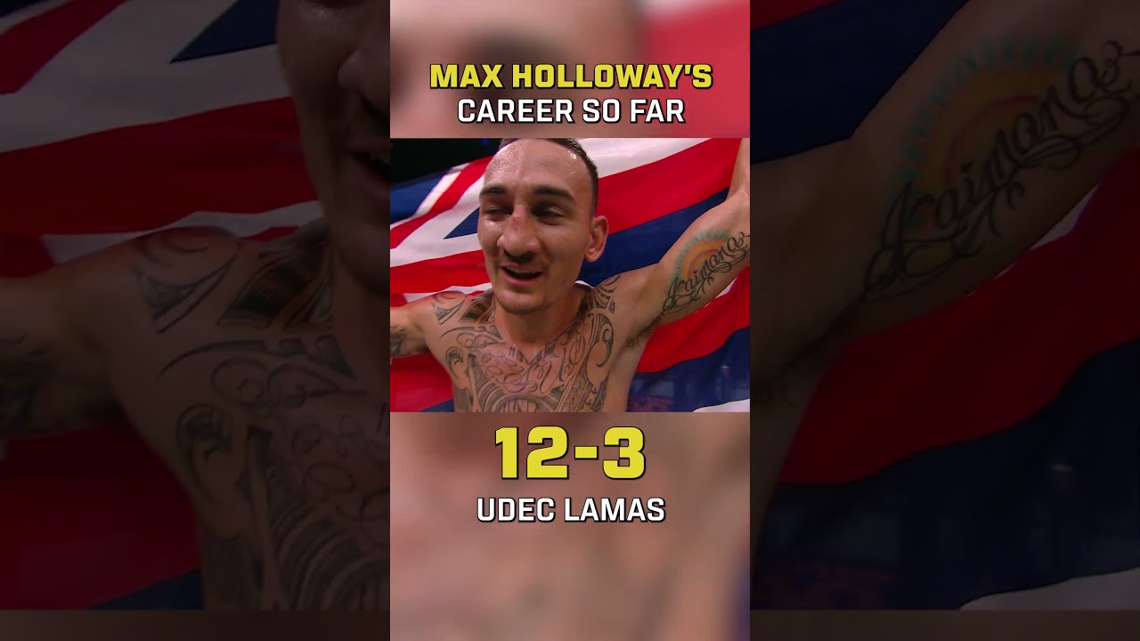 Max Holloway's UFC career so far!!! #ufc326