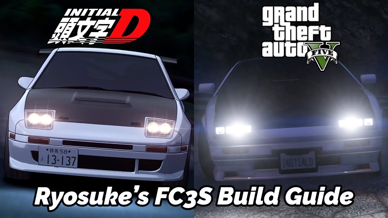 Initial D GTA Build Guide | Ryosuke's RX7 FC