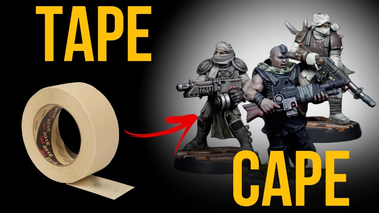 Make EASY Cloth and Cloaks with MASKING TAPE!!!