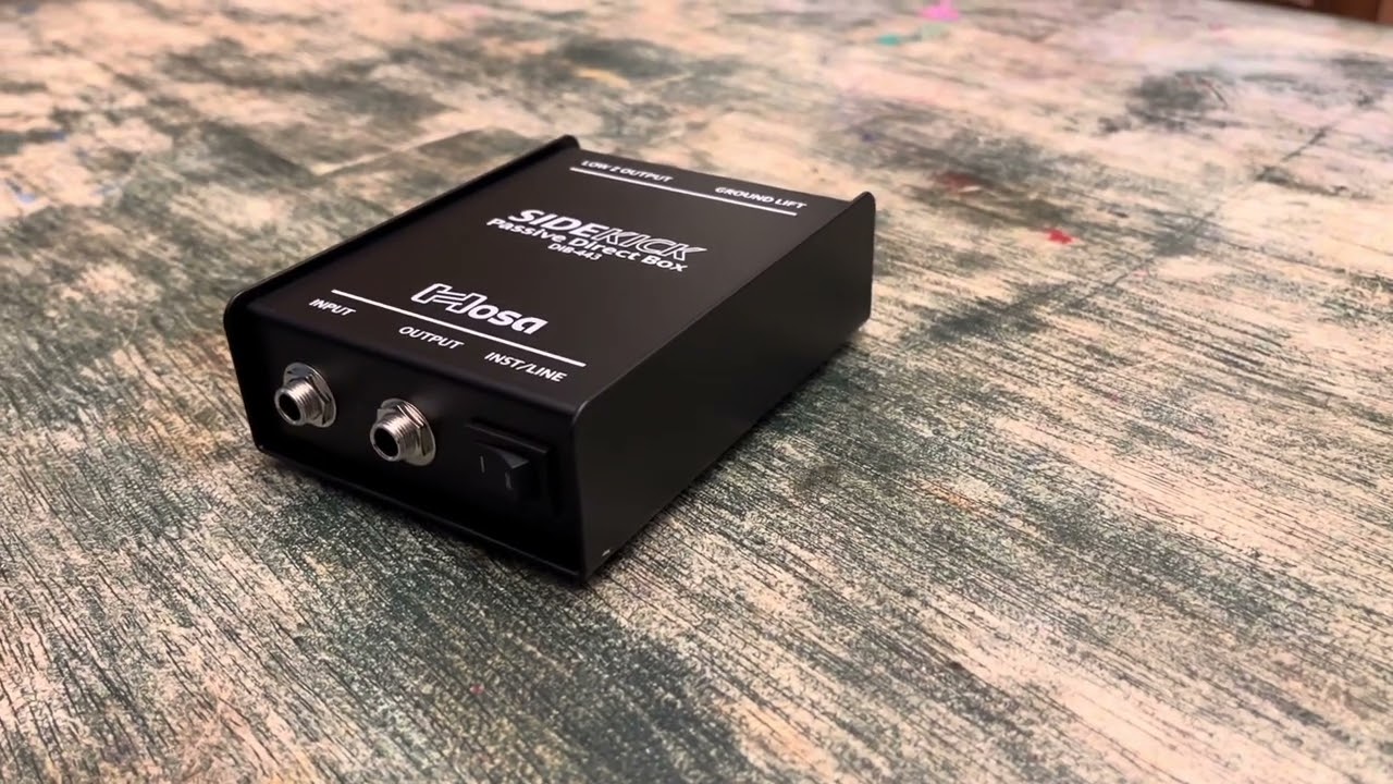 Close Look - Hosa DIB443 Sidekick Passive DI Box