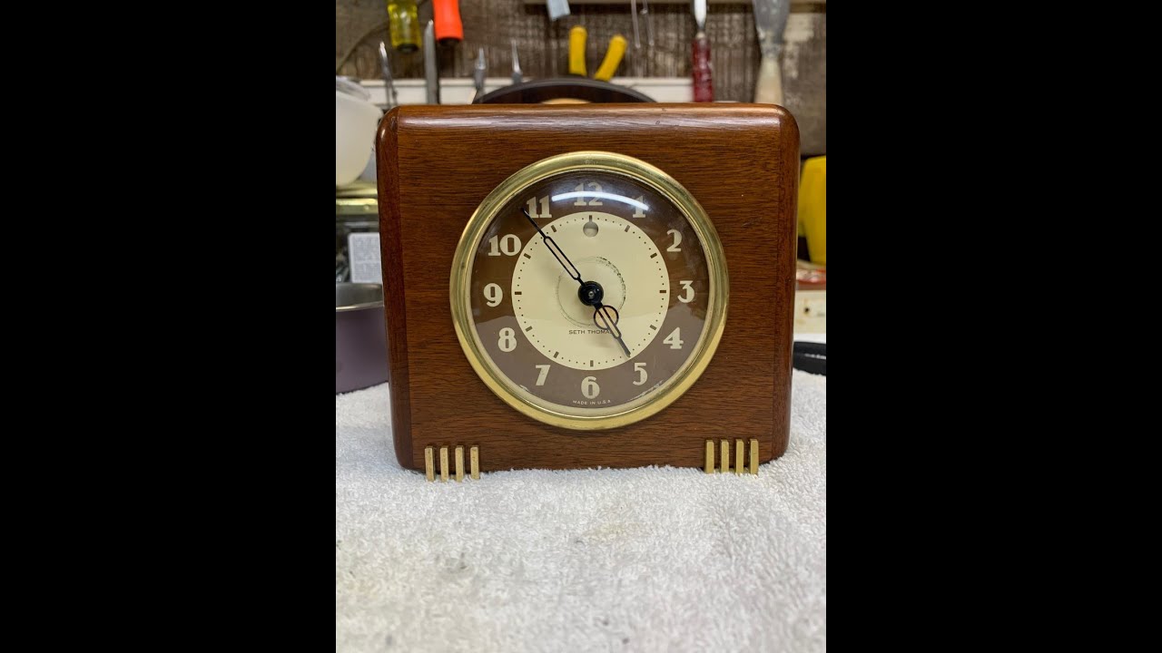 Repair and Restoration of a Seth Thomas Echo Alarm Clock c1949