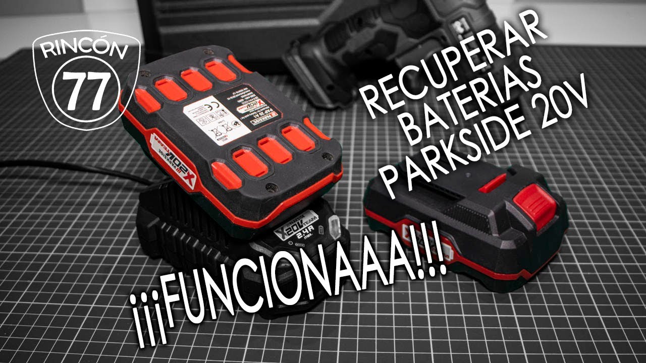 ⚡COMO RECUPERAR BATERÍAS PARKSIDE 20V | RECOVER FAILED BATTERY PARKSIDE 20 V⚡