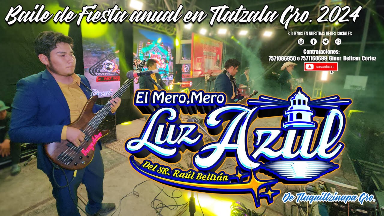 GRAN BAILE DE FIESTA ANUAL EN TLATZALA GUERRERO 2024 # 2 GRUPO LUZ AZUL DE TLAQUILTZINAPA GRO.