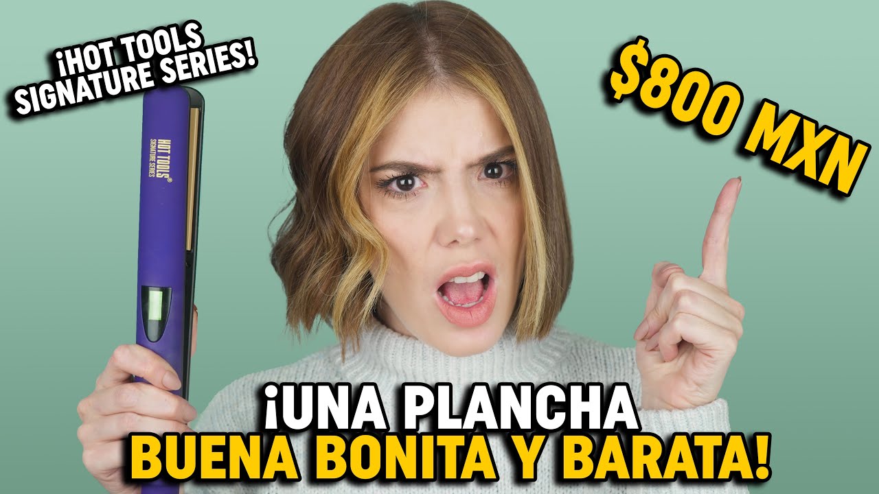 BUENA BONITA Y BARATA, PROBANDO LA PLANCHA HOT TOOLS SIGNATURE I ANA MIRELES