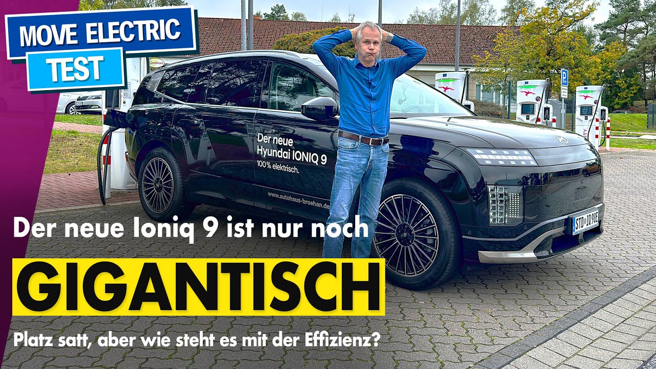 Der IONIQ 9 von Hyundai schockiert mit Größe - Aber wie weit kommt er auf der Autobahn?