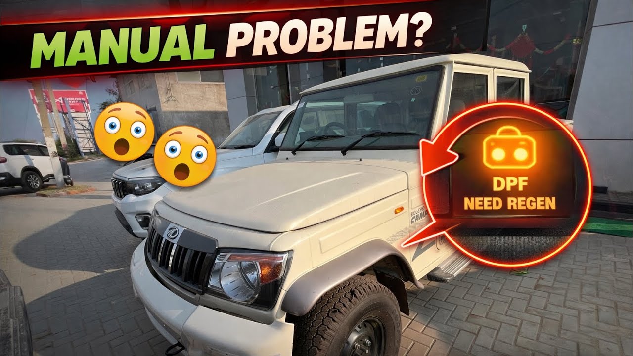 Mahindra Bolero Camper BS6.2 Regen Problem Solution | Manual DPF Regen Process ⚠️