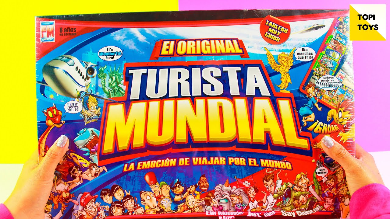 ASMR con el JUEGO DE MESA más FAMOSO del MUNDO📈Turista Mundial 🎲ASMR SATISFACTORIO