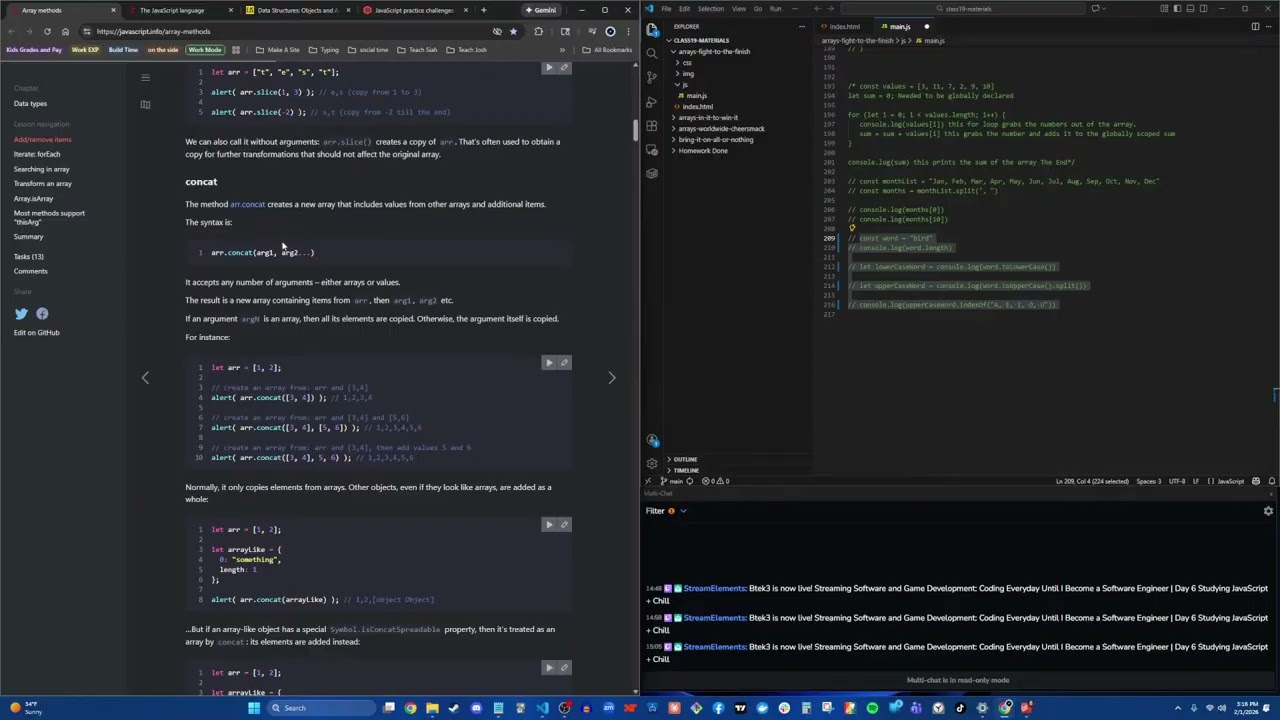 Coding Everyday Until I Become a Software Engineer | Day 6 Studying JavaScript + Chill