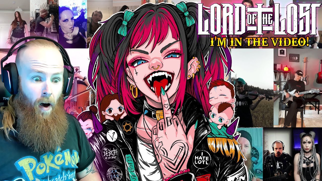 I'M IN THE VIDEO!!! LORD OF THE LOST - No Respect For Disrespect (Song Reaction)