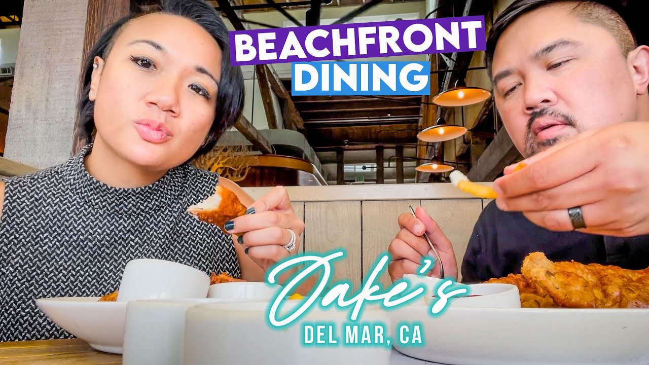 Jake's Del Mar- Beachfront Restaurants San Diego //Food Review Vlog
