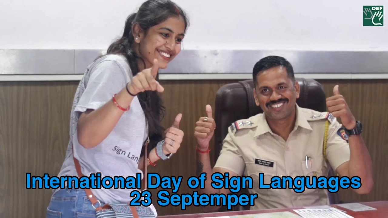 International Day of Sign Languages  23 Septemper ( Gateway Of India Mumbai )