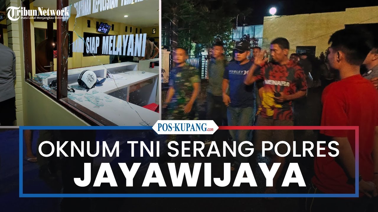 Oknum TNI Serang Polres Jayawijaya Papua, Kaca Ruangan Pecah Kena Batu