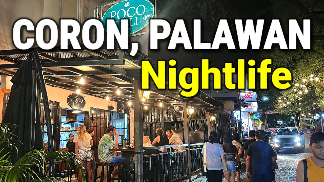 CORON PALAWAN NIGHTLIFE | Walking in Coron Town at Night! Palawan Philippines