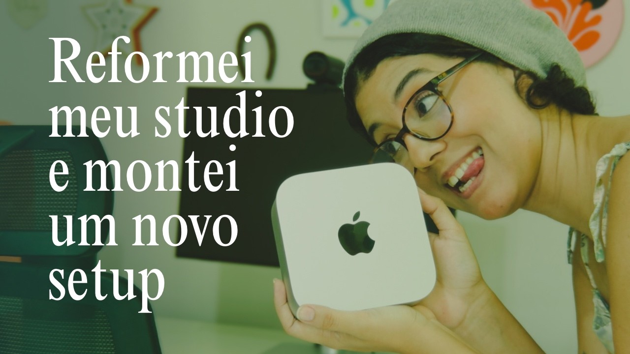 Reforma do studio e meu novo setup com o Mac Mini M4