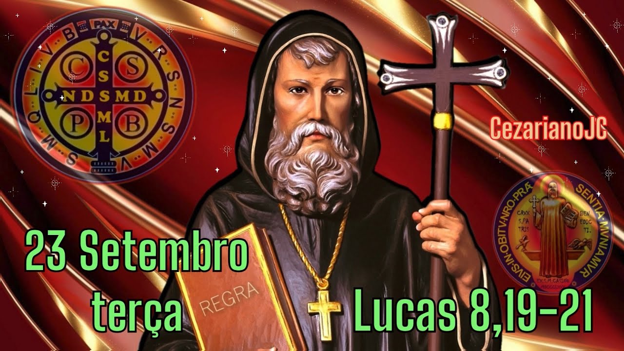 EVANGELHO DO DIA 23 DE SETEMBRO 2025 - TERÇA - LUCAS 8,19-21