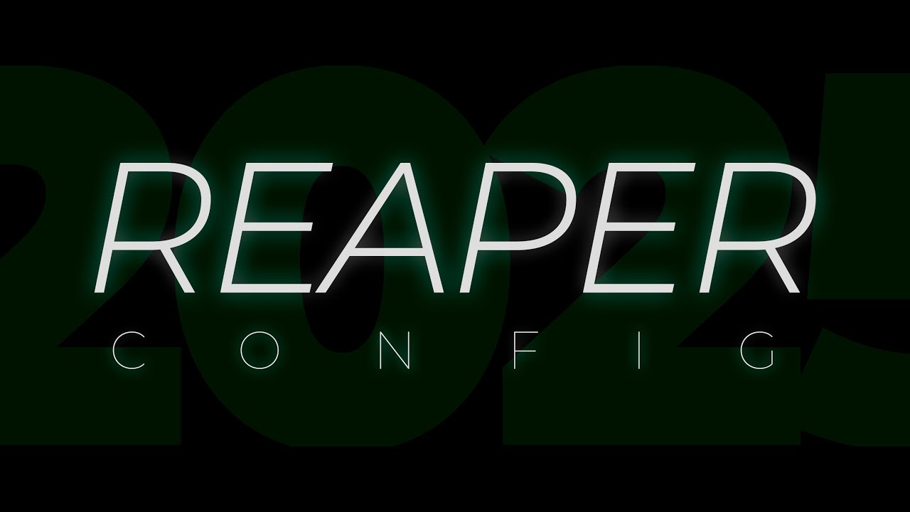 Reaper Config 2025: всё то же самое, но лучше. (Reaper 7, новые скрипты, Theme Editor) (Eng Subs)