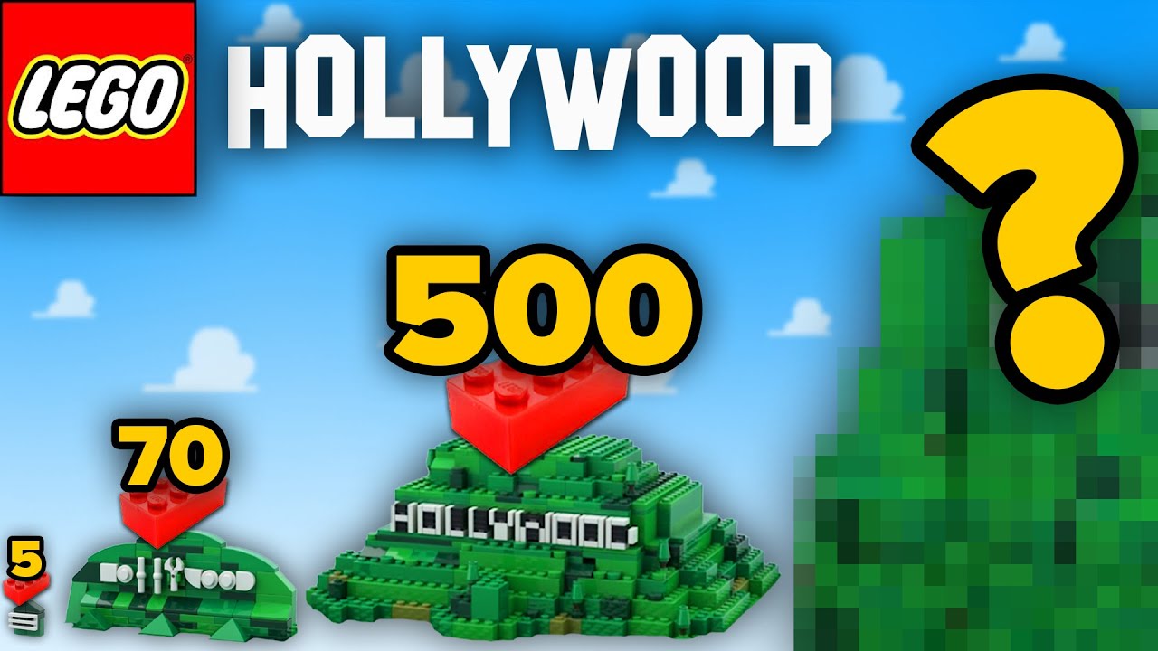 LEGO Hollywood in Different Scales | Comparison