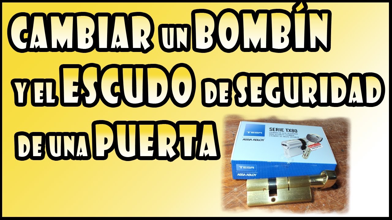 MEJORA la SEGURIDAD de tu Puerta | Cómo Cambiar un Bombín Anti-Bumping y Escudo de Seguridad (DIY)