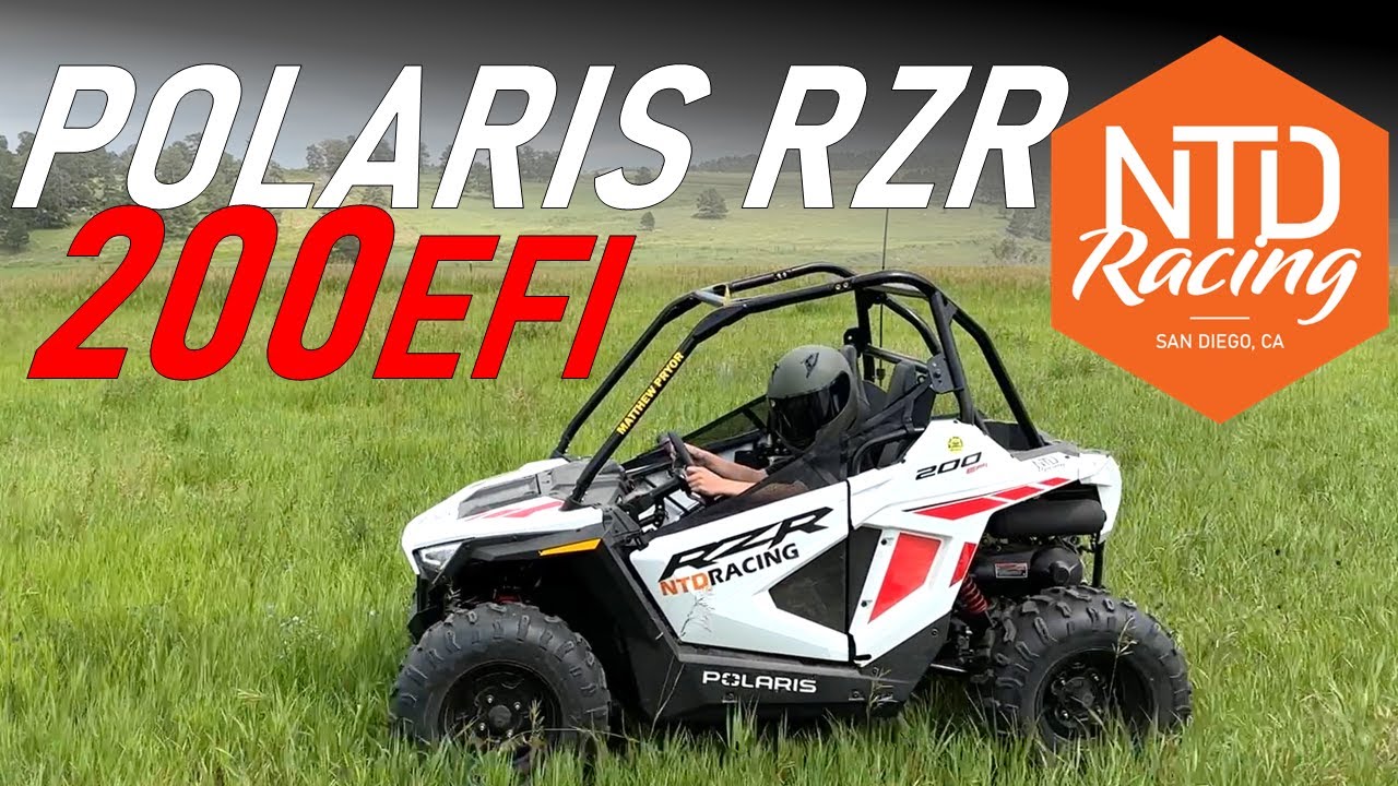 We just got a Polaris 200EFI RZR - Mint 400, Here we come!