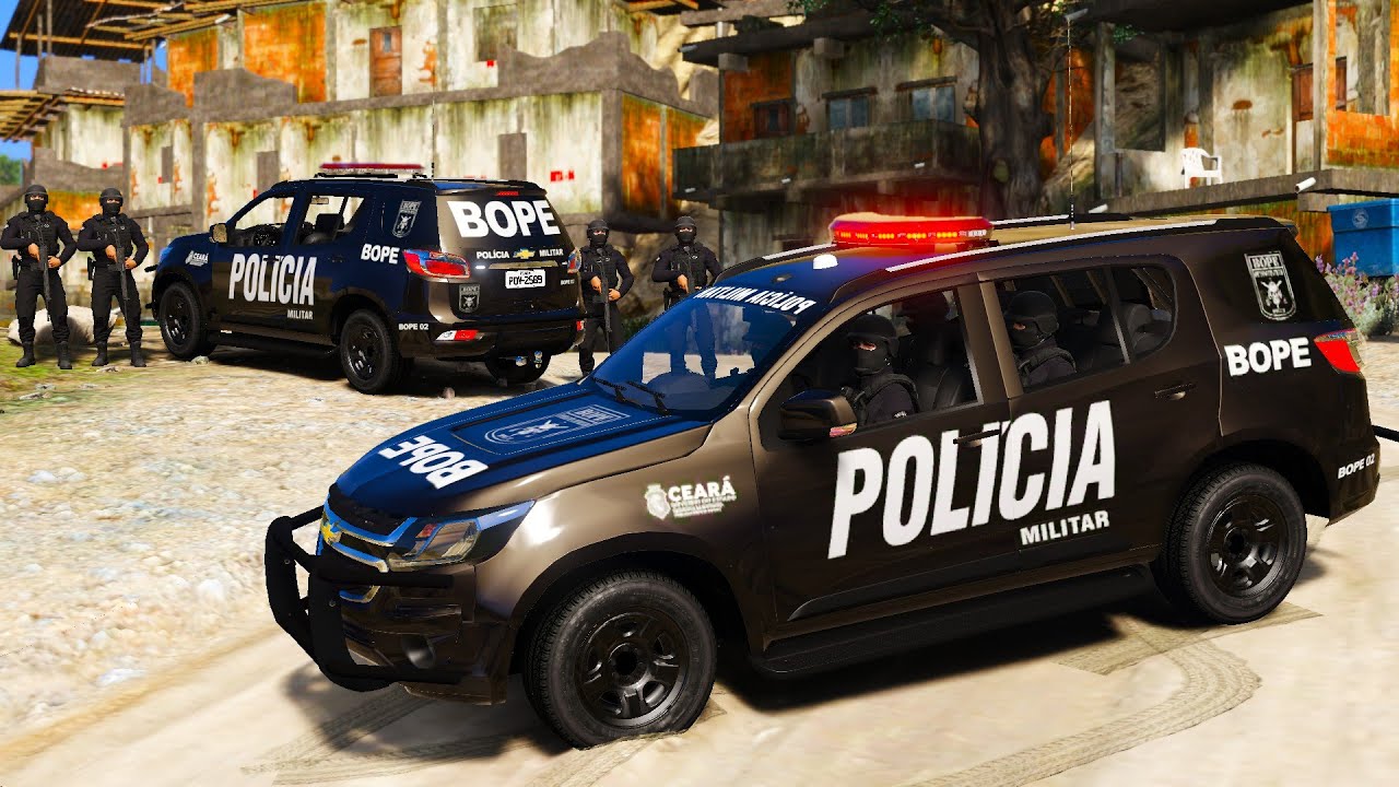 OPERAÇÃO do BOPE em FAVELA TERMINA com VÁRIOS CRIMINOSOS BALEADOS PMCE | GTA 5 POLICIAL (LSPDFR)