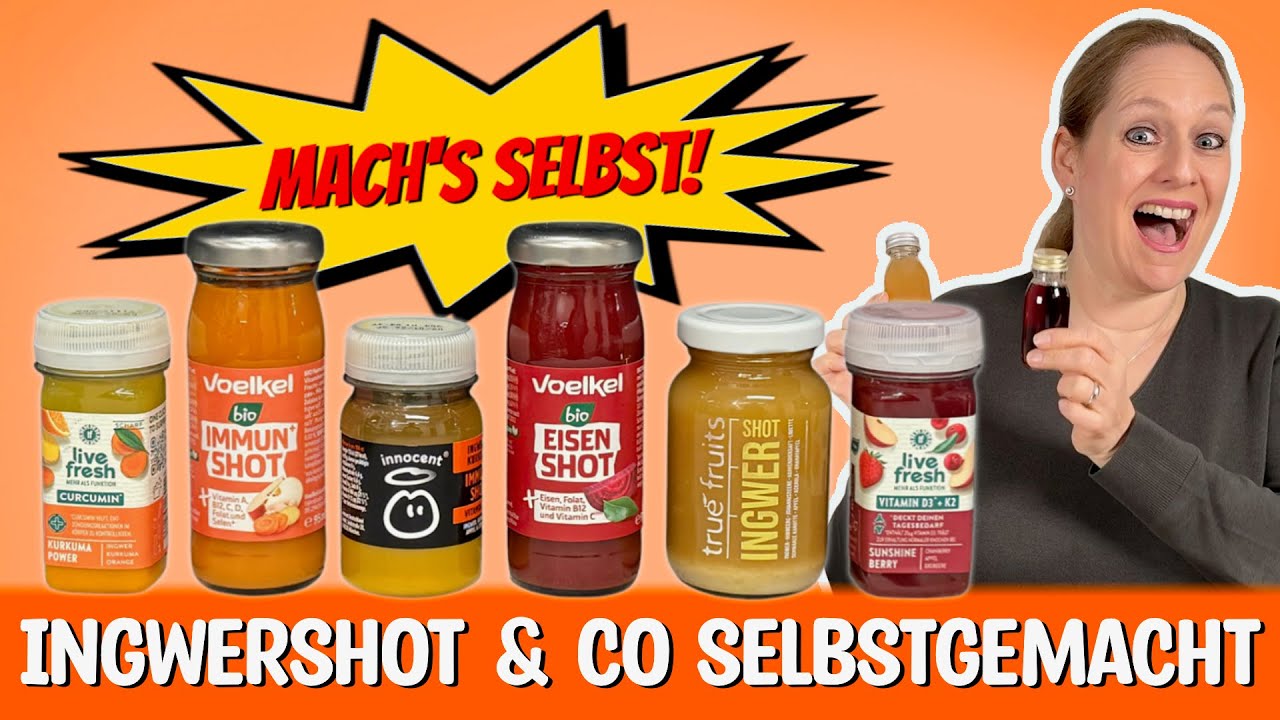 Ingwershots & Vitalshots selber machen: Schärfe, Säure, Haltbarkeit 🫚🤩