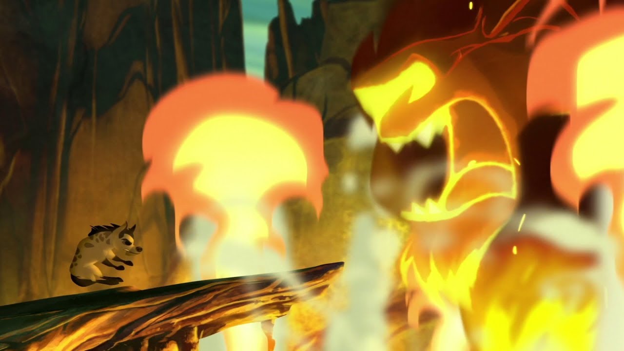 Lion Guard: The Failed Attack & Scar's Anger | The Hyena Resistance HD Clip