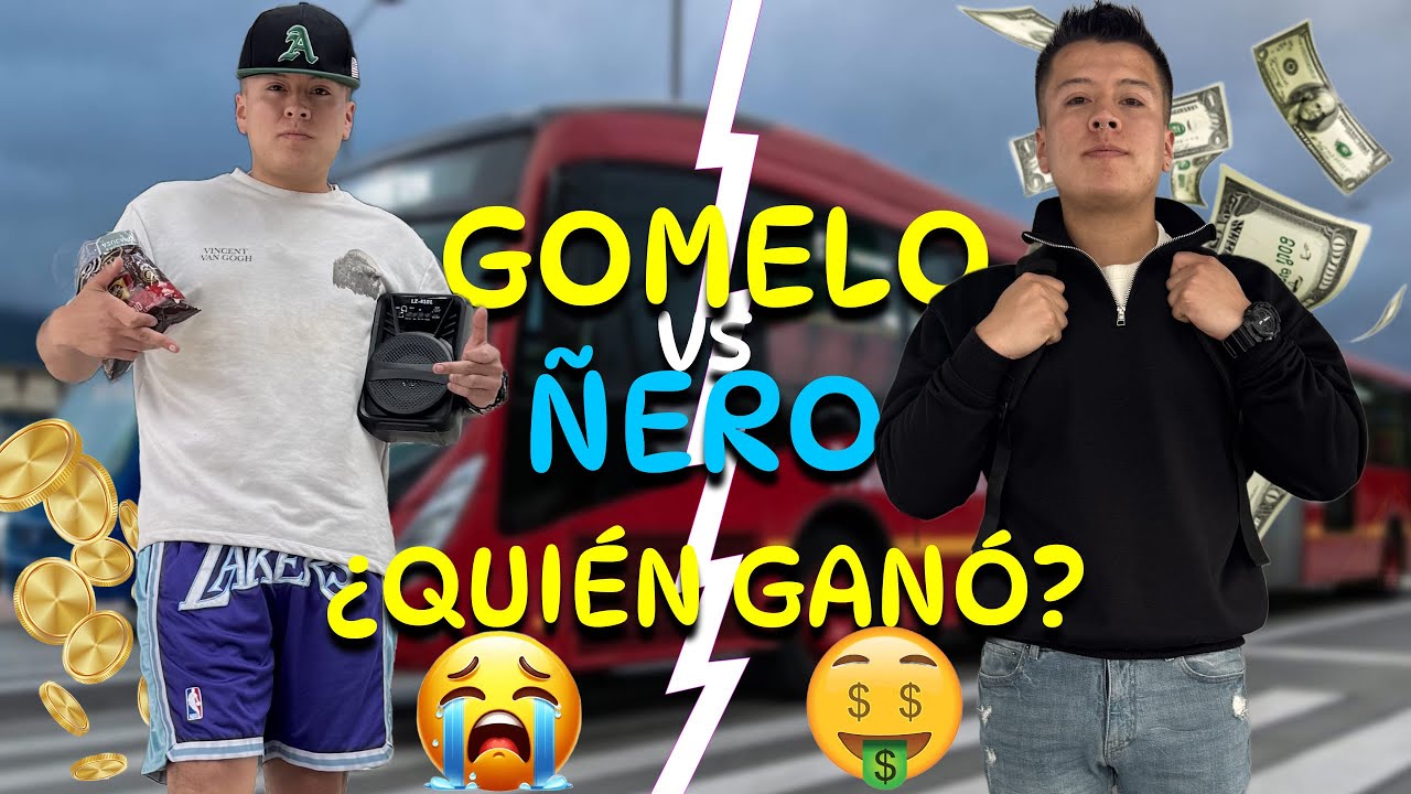 NADIE me daba DINERO hasta que me vestí como GOMELO 😭💰 l TRANSMILENIO.