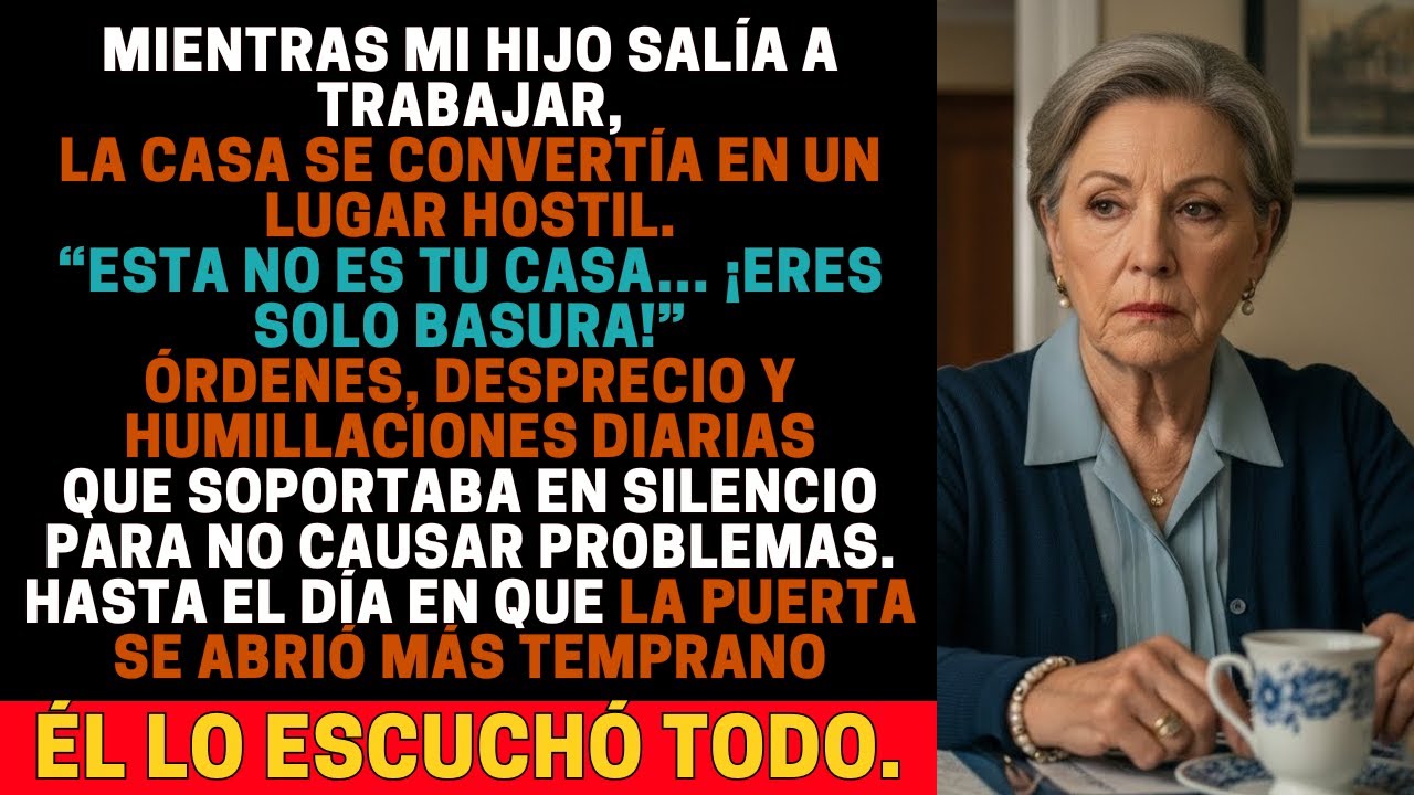 MI NUERA ME HUMILLABA A DIARIO — HASTA QUE MI HIJO LLEGÓ ANTES