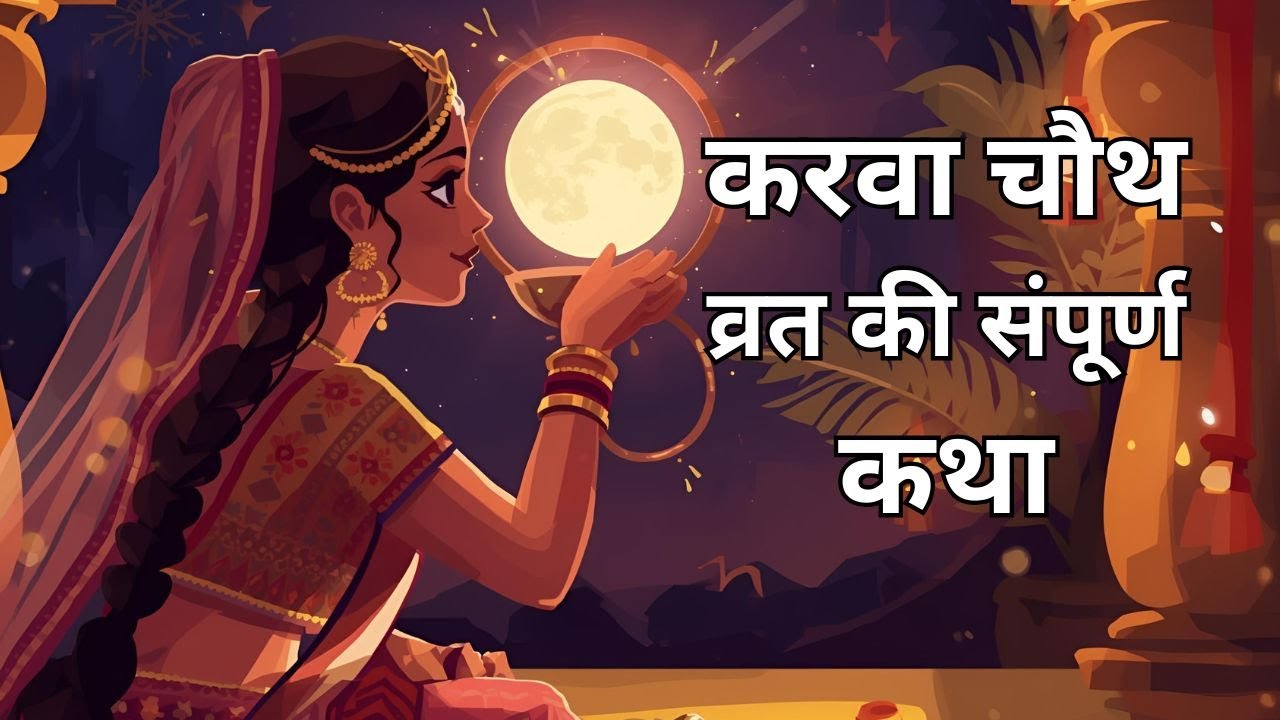 Karva Chauth Katha - करवा चौथ की कहानी - करवा चौथ व्रत कथा - Karwa Chauth