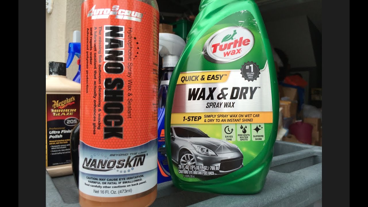 Turtle Wax Wax & Dry + Nanoskin Nano Shock Обзор