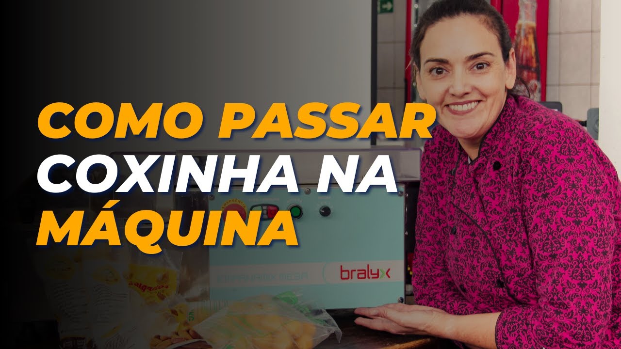 Como passar a coxinha na máquina (Luna da Bralyx) | Priscila Figueredo