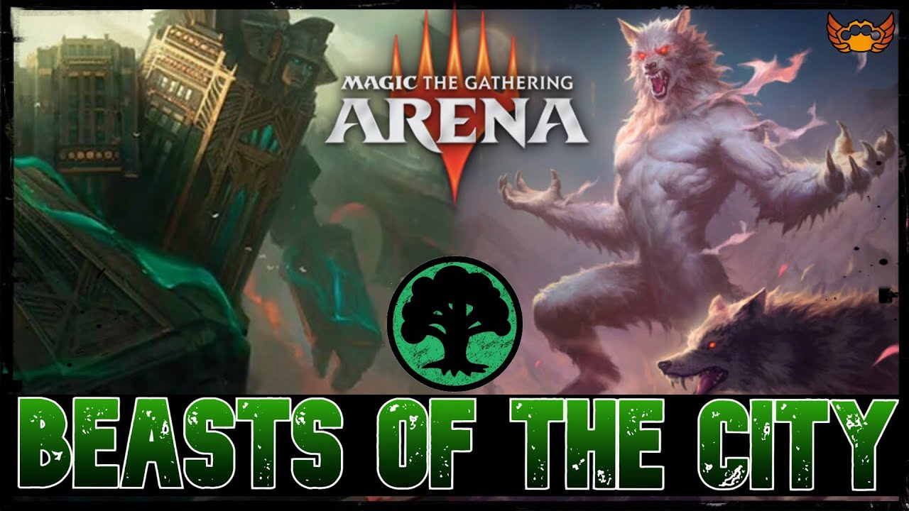 Wolves of Warg Street | MTG Arena - Mono Green Stompy Wolf Tribal Jank New Capenna Standard Deck