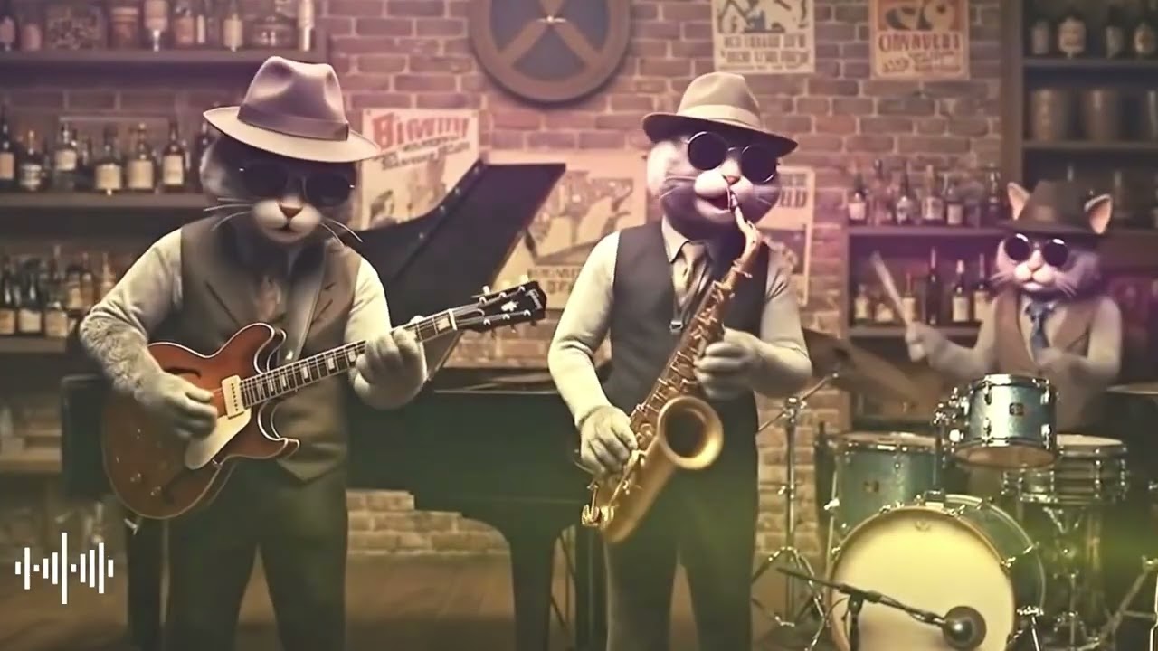 Relaxing Goovey Jazz - Relax your mind and smile naturally | FELINE JAZZ CLUB