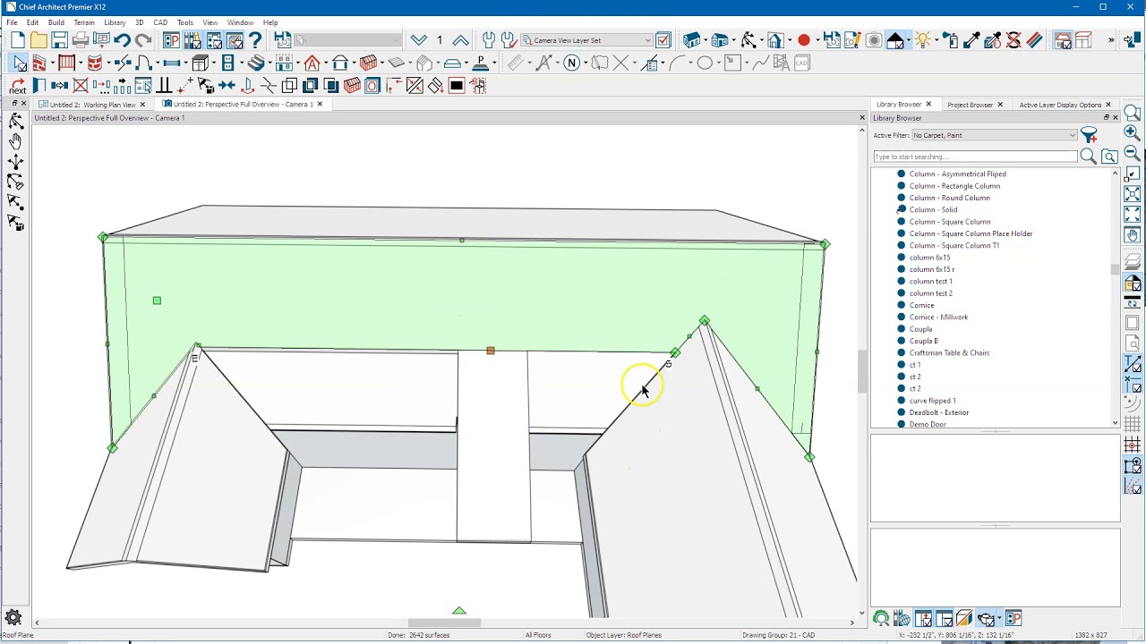 Lower Pitch - Porch Roof 1 - Chief Architect
