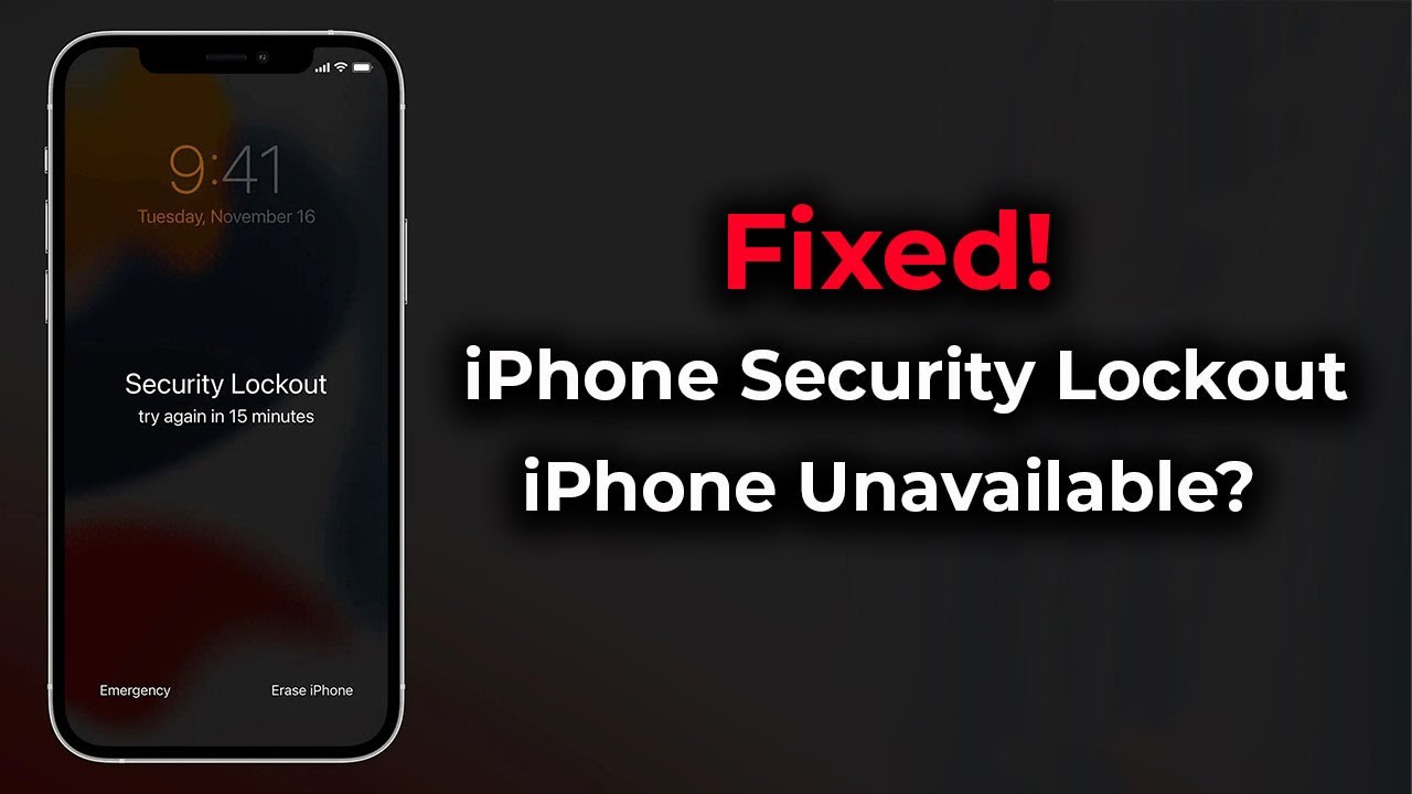 How to Fix iPhone Security Lockout/iPhone Unavailable? 3 Ways to Unlock It! [Fixed] Apple info