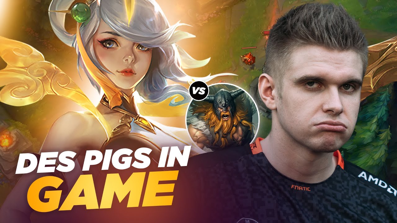 RHOBALAS : SOLOQ SMURF | DES PIGS IN GAME - LUX VS OLAF | LOL FR