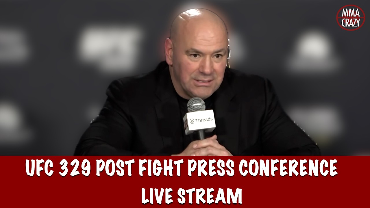 UFC 329: McGregor vs. Holloway 2 Post Fight Press Conference Live Stream