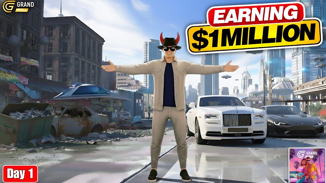 Can I Become Millionaire in Just 7 Days 😱 | Grand RP Mobile 0 to Millionaire Episode 1