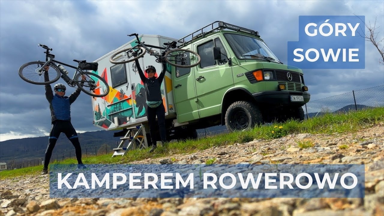 W Góry Sowie kamperem | camping dla dorosłych | trasy gravelowe i single tracki