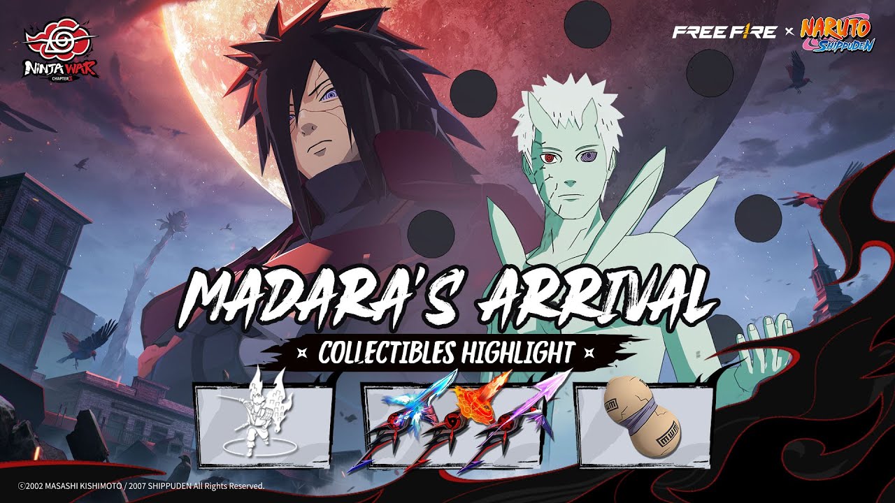 Madara&rsquo;s Arrival | Collectibles Highlight | Free Fire x NARUTO SHIPPUDEN | Free Fire Official