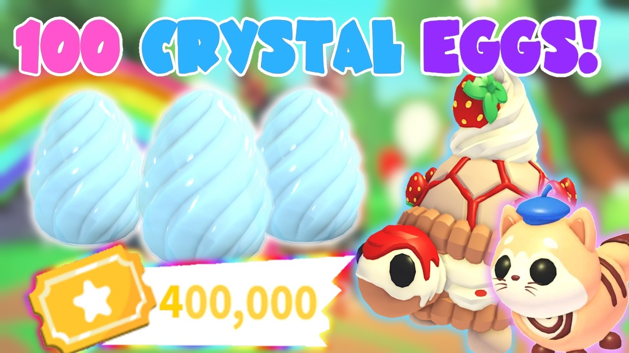 How to Get 100 CRYSTAL EGGS! | Adopt Me Pet Releaser Tips & Tricks Roblox | Riivv3r